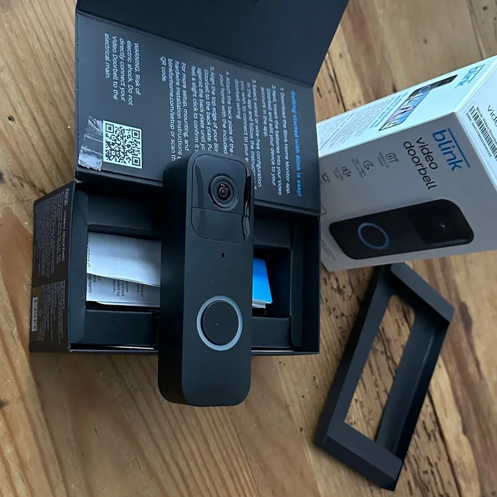 Blink Black Video Doorbell
